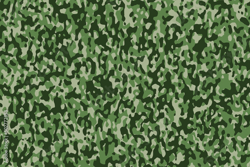 camouflage soldier pattern design background. clothing style army green camo repeat print. vector illustration