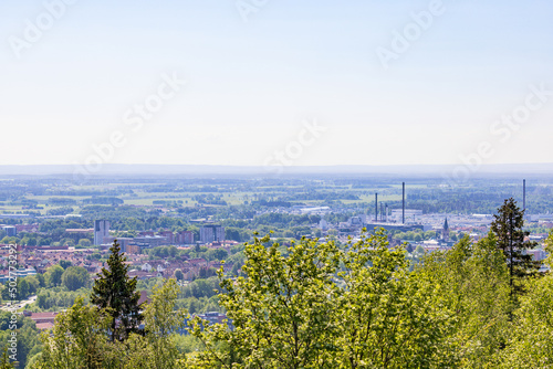 Cityscape view at the Swedish town Skövde photo
