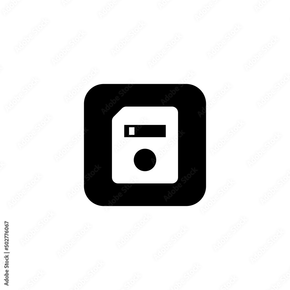 Floppy disk button icon Floppy disk button icon