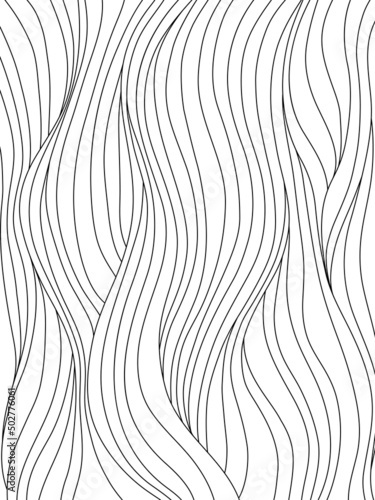 Black and white wave pattern