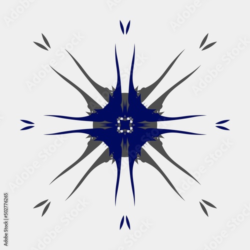vector illustration of a simple mandala, unique, circle, flower, abstract round ceramic, bloom, beautiful, symmetrical, geometric, unique, cloth motif or others