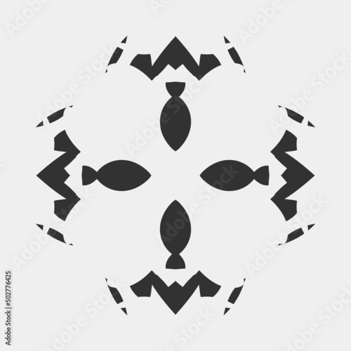 vector illustration of a simple mandala, unique, circle, flower, abstract round ceramic, bloom, beautiful, symmetrical, geometric, unique, cloth motif or others