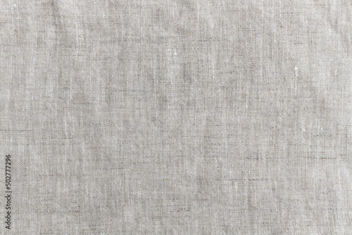 Natural linen fabric surface texture, background