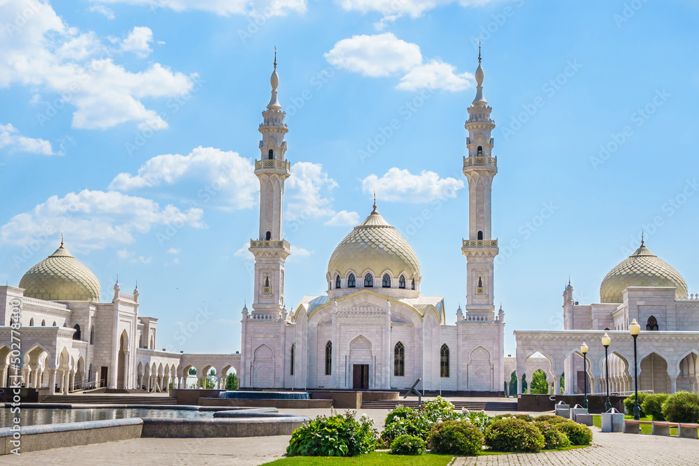 Architectural ensemble of the White Mosque complex in Bolgar, Russia