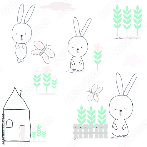 set of rabbits