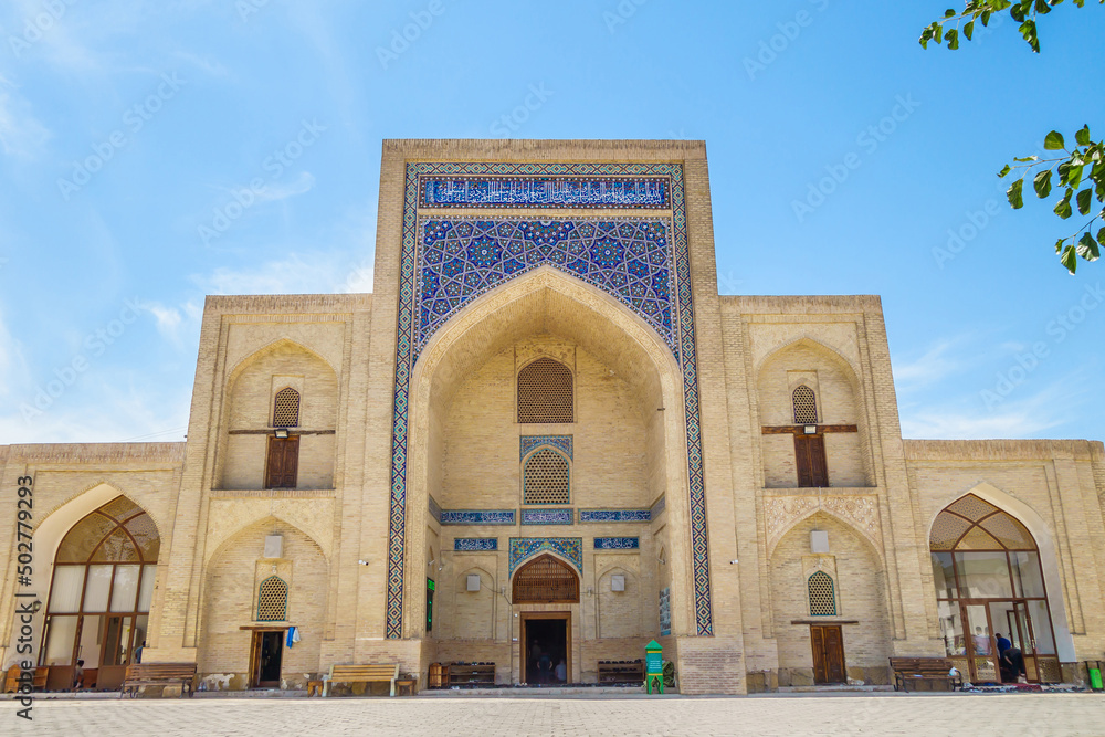 Building of Fayzobod Khanqah in Bukhara, Uzbekistan. Built in 1598-1599 as a hospice for Sufis and religious pilgrims