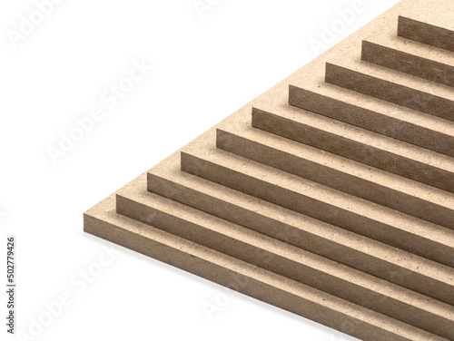 MDF boards are a material that has great thermal and humid resistance. © Dragan