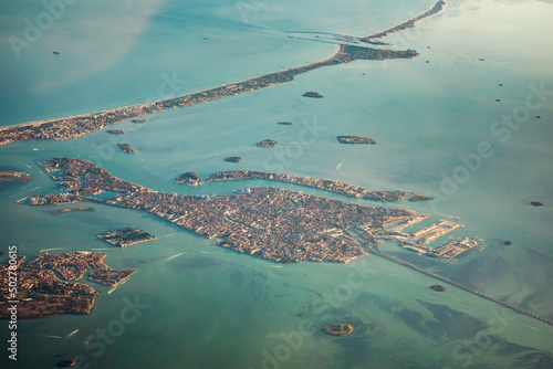 Venice view from a plane. © PawelUchorczak
