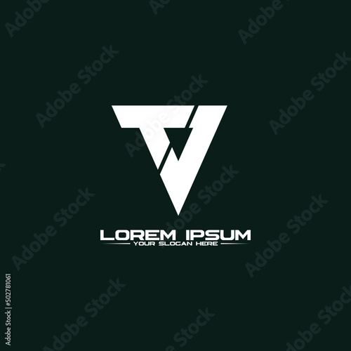 Letter TJ luxury logo design vector