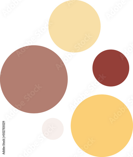 Simple minimalist nude color palette with swatches. Earth-toned colors combination