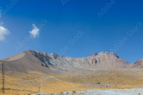 Mount Ergies, Turkey - large stratovolcano surrounded by many monogenetic vents and lava domes