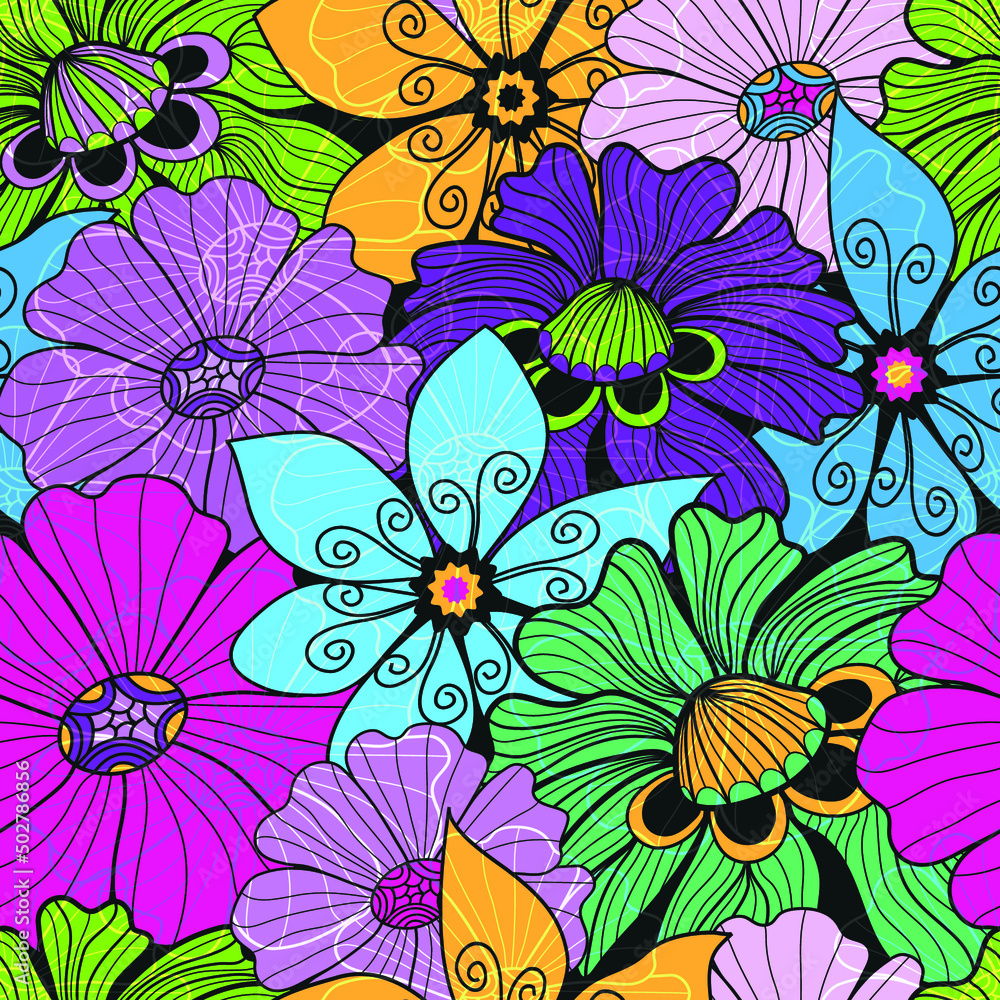 seamless floral pattern seamless floral pattern