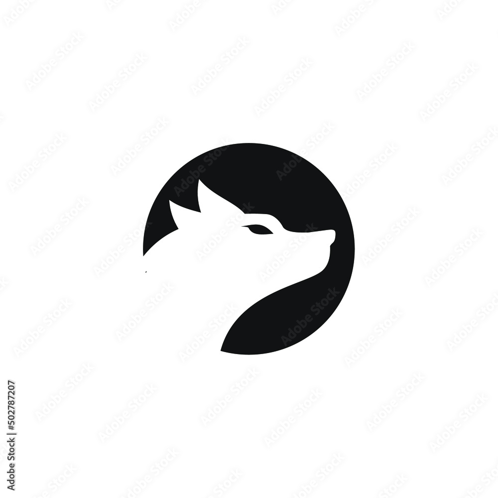 head of wolf logo vector stock illustration head of wolf logo vector stock illustration