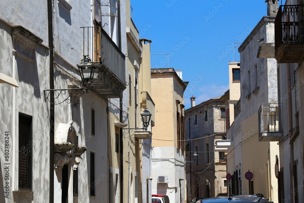 Italian street in Nardo