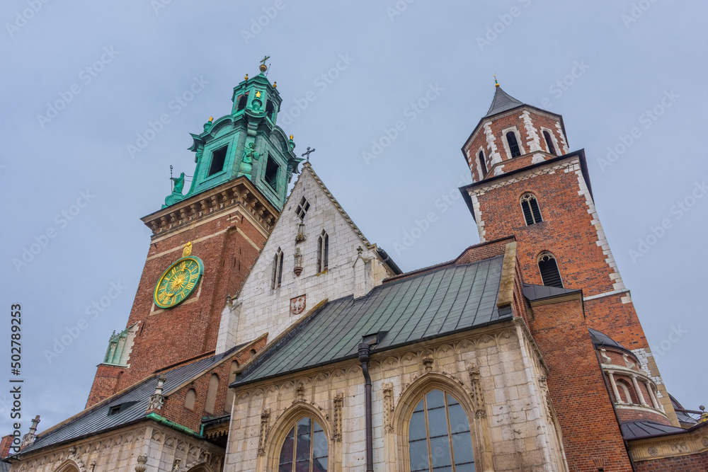 Obraz premium The Wawel Cathedral of Krakow, Poland
