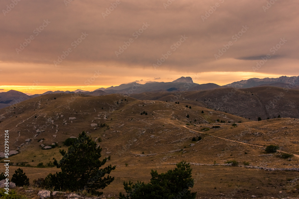 Amazing mountain landscape in Gran Sasso National Park, abruzzo, Italy Amazing mountain landscape in Gran Sasso National Park, abruzzo, Italy