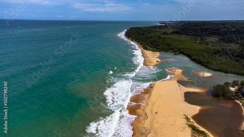 Praia Trancoso Sul da Bahia Brasil Praia Tropical Paradisíaca Mata Atlântica Rio Mar Areia Azul Verde Resort Viagem Férias 