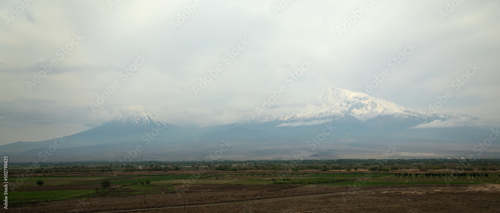Mountain Ararat. View from Armenia