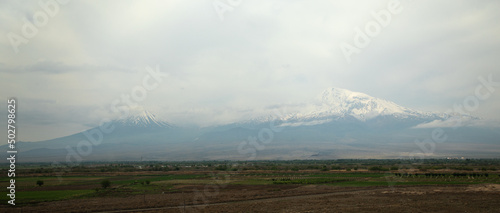 Mountain Ararat. View from Armenia