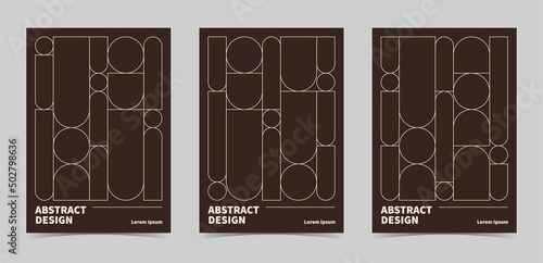 Abstract Geometric Cover Design