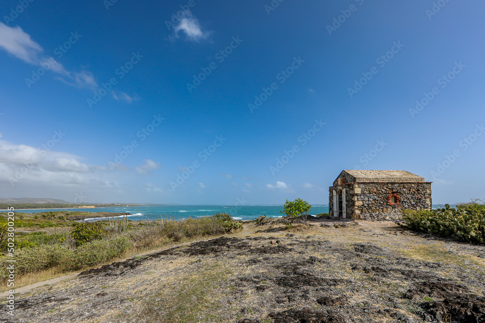 Vierge des Marins Chapel , near the atlantic coast of Le Marin, Martinique, French Antilles Vierge des Marins Chapel , near the atlantic coast of Le Marin, Martinique, French Antilles