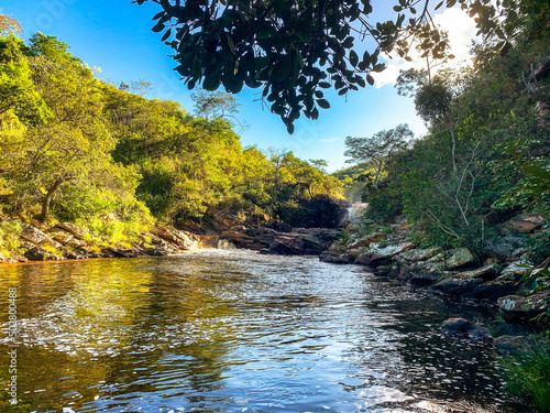 river in the forest, LENÇÓIS, BAHIA, BRAZIL