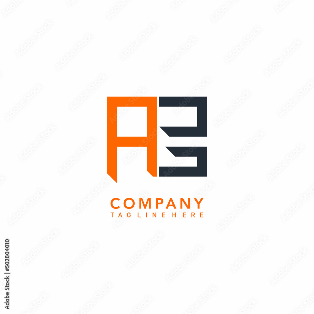 Letter shape logo