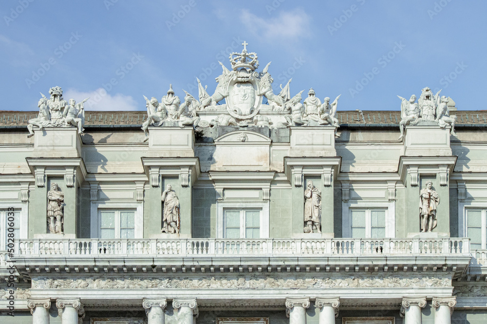 Palazzo Ducale, historical museum in neoclassical style.Genoa, Italy