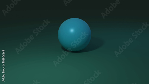 ball blue background