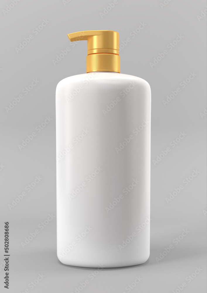 white plastic bottle, for cosmetic for branding, mockup white plastic bottle, for cosmetic for branding, mockup