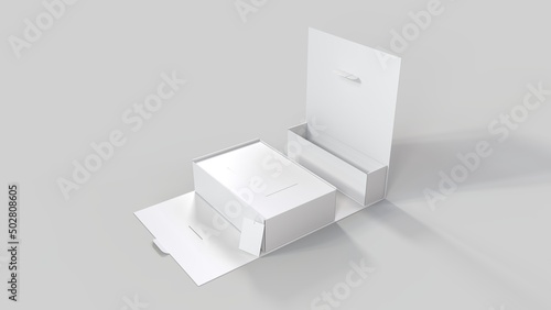 mockup white box packaging © mina