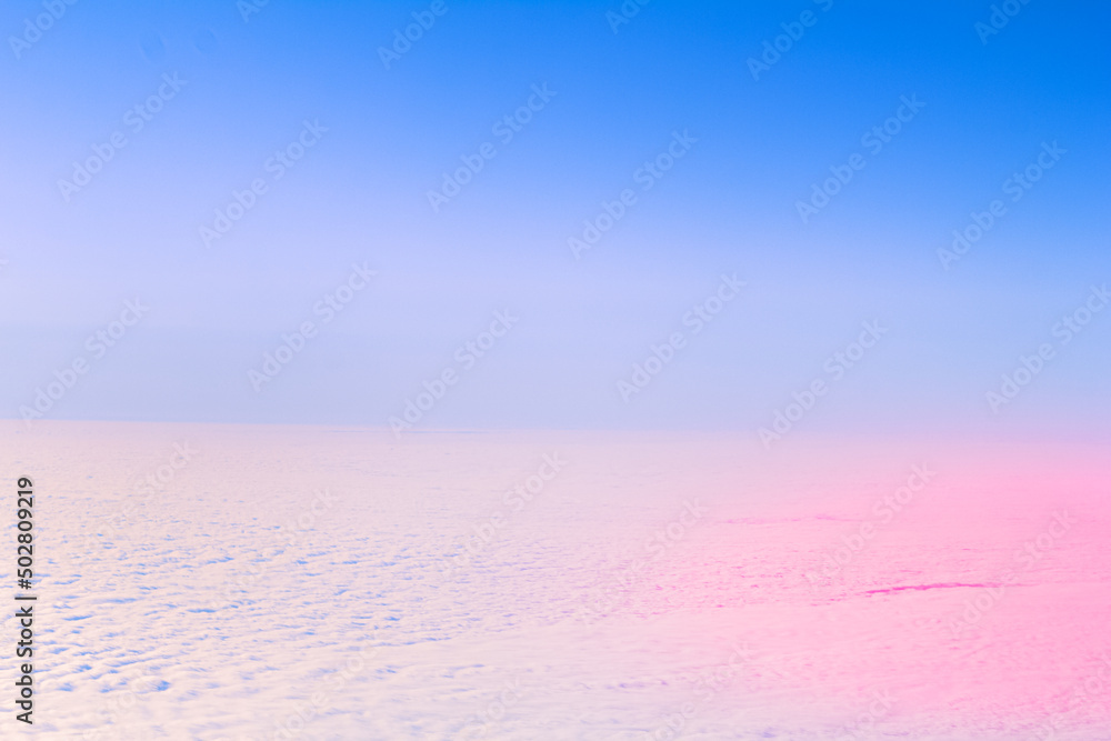Obraz premium colored morning at sunrise