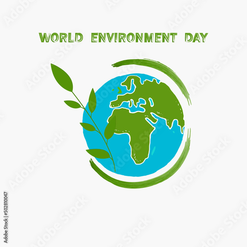 World Environment Day.World earth day concept. Nature concept. Save green planet concept.
