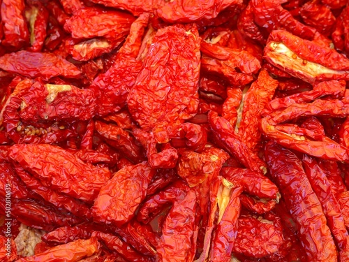 dried sun-dried tomatoes in southern europe sun for sale in the