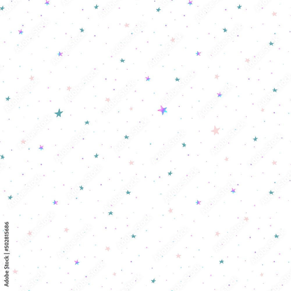 Seamless pattern with a little glitter stars Seamless pattern with a little glitter stars