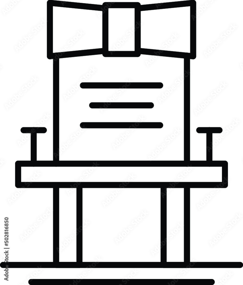 Fototapeta premium Line Icon