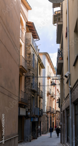 narrow street in the old city