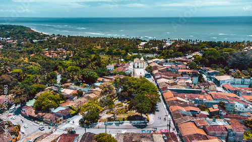 Arraial dAjuda Centro Praça Igreja Bahia Turismo Viagem Viajar Praia Mar Tropical