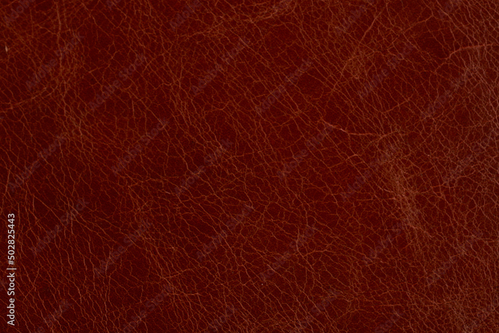Fototapeta premium Background natural vintage leather brown and red color