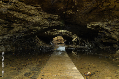 Pathway in Dancehall Cave.