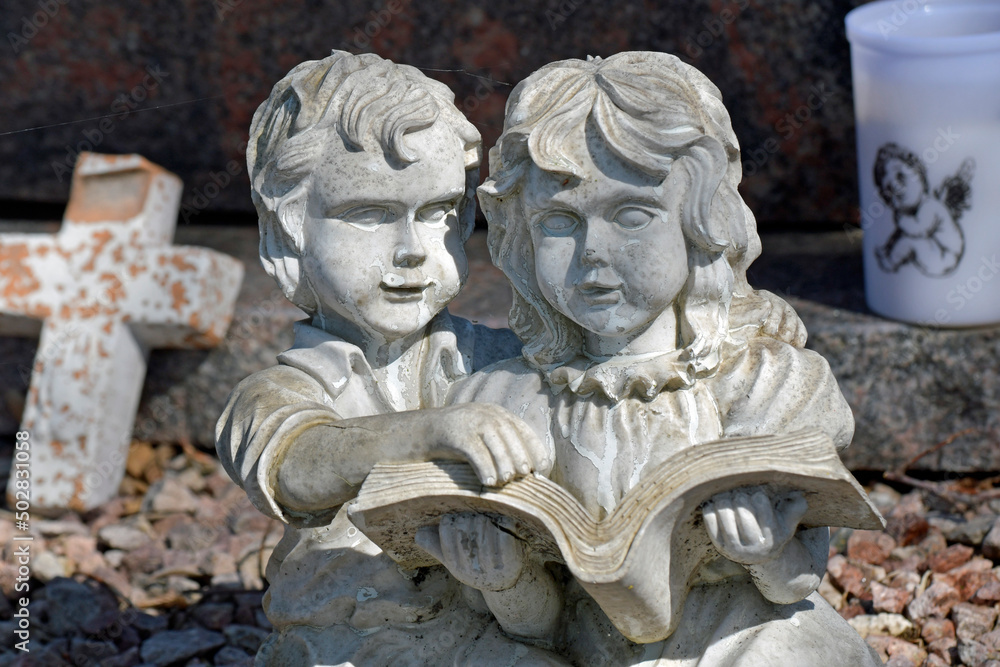 Obraz premium friedhof, grabdekoration