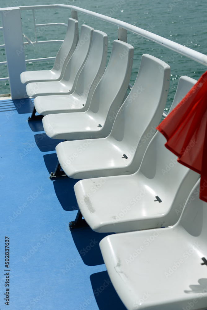 Fototapeta premium Places assises bateau