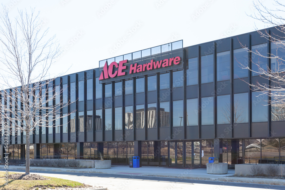 Oak Brook, Illinois, USA March 27, 2022 Ace Hardware headquarters is