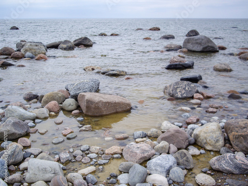 stones on the beach © Yumiko