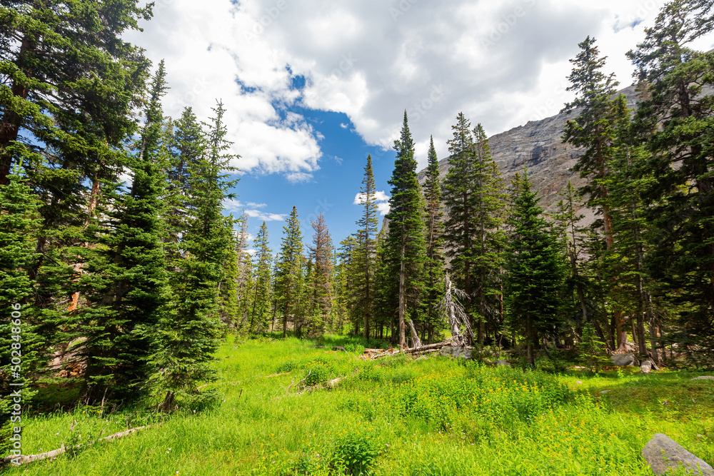 Superb landscape in Rocky Mountain National Park