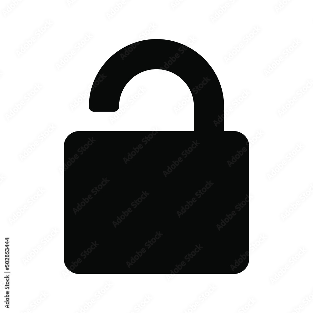 Web line icon. Padlock color editable Web line icon. Padlock color editable