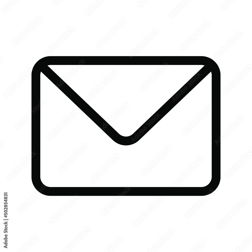 Email envelope icon color editable Email envelope icon color editable