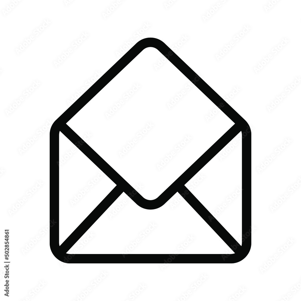 Email envelope icon color editable Email envelope icon color editable
