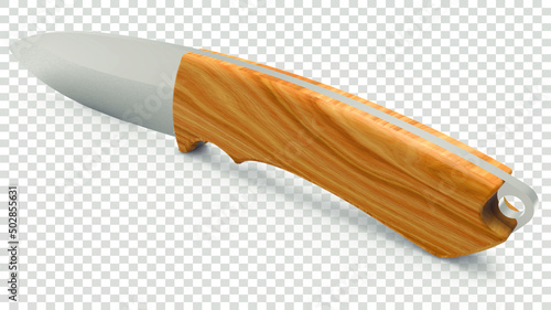 3D knife render png