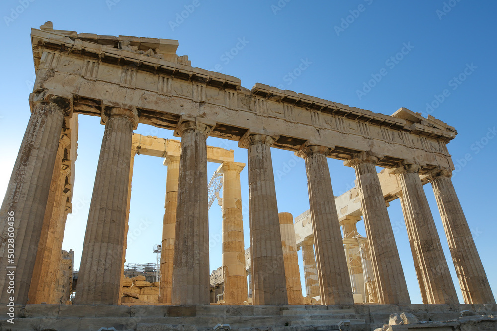 The Parthenon on the Acropolis, Athens, Greece The Parthenon on the Acropolis, Athens, Greece
